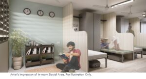 Dorm Room - In-room Social Area